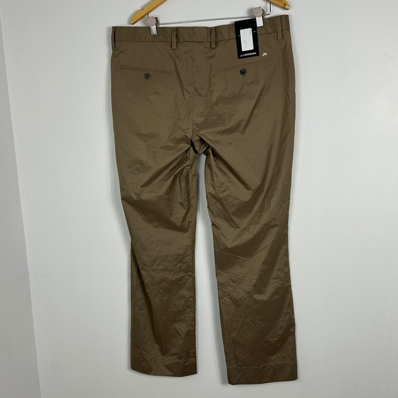 J Lindeberg Stan Regular Golf Pants 1697 Beige Tan Brown Mens Size 38 x‎ 32 NEW - Picture 3 of 16